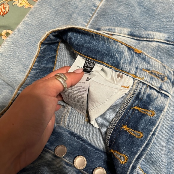 Vero Moda - super high waist wide leg jeans - Picture 4 of 4